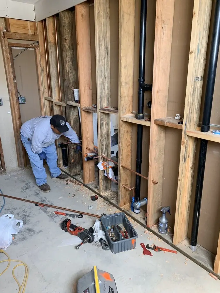 Commercial rough-in plumbing for Water Heater Replacement in Nesconset